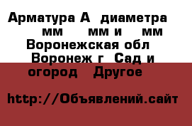 Арматура А3 диаметра 6, 8, 10мм, 12 мм и 14 мм - Воронежская обл., Воронеж г. Сад и огород » Другое   